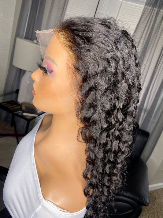 28” Deep Curly 13x4 Frontal Unit